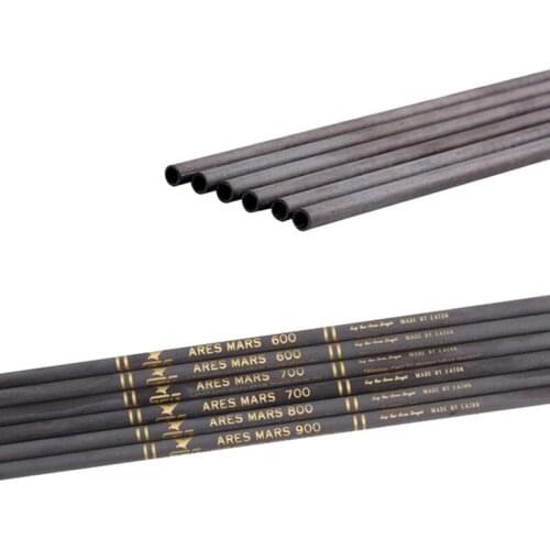 Archery Hunting 32 Inch Bow Recurve Spine 600/700/800/900 4.2mm Pure Carbon Arrow Shafts