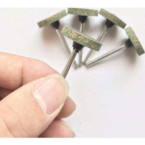 20pcs/pack 3*25mm T Shape Polishing Bit Elastic Rubber with Abrasives Mounted Point Dremel Drills Die Grinder Rotary Tools