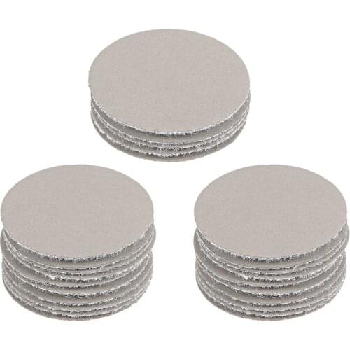 Uxcell 25 Pcs 1-Inch Hook and Loop Sanding Disc Wet / Dry Silicon Carbide 4000 Grit for Polishing Furniture, Wood, Metal