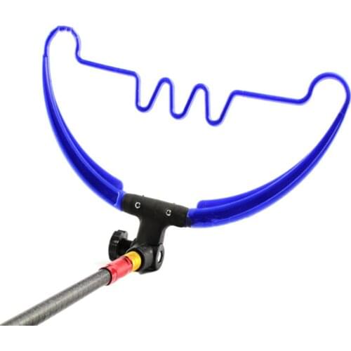 1Pc Lightweight Portable Fishing Rod Holder Long Shot V-shaped Fishing Pole Bracket Ultra-short Fishing Tool Stand Support