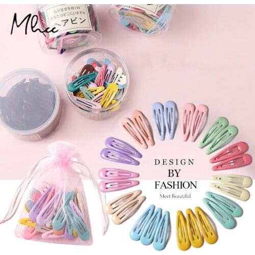 10/20/30/40Pcs Cute Colorful Hairpins Women Hair Clips For Girls Girls Bobby Pin Barrettes Headwear Kids Hair Accessories