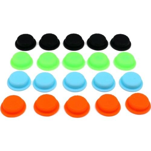 10pcs 12mm 15mm 16mm Silicone Tailcap Flashlight Switch Cap Torch Tailcaps LED Flashlight DIY Parts Protective Switch Button cap
