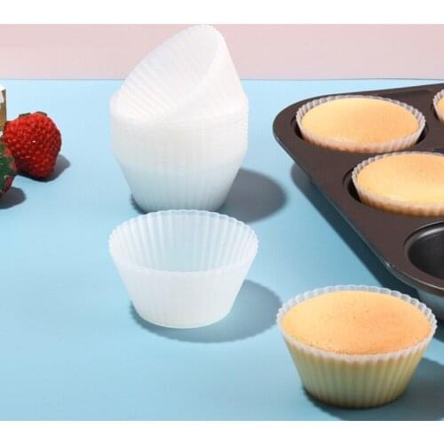 12pcs Silicone Cupcake Paper Baking Cup 3D Cake Cup Muffin Cases Cake Mold Small Cake Box Cup Tray DIY Cake Decorating Tools New