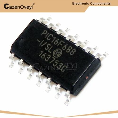 20pcs/lot PIC16F688-I/SL PIC16F688 -I/SL SOP-14 In Stock
