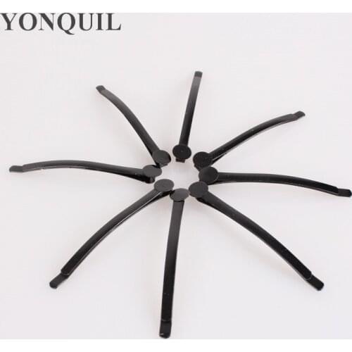 240pcs/lot Fashion Iron Bobby Pin Rhodium Plated Hairpins Clip Findings with Flat Pad Barrette Fit Hair Ornament DIY accessories
