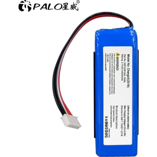 3.7V 6000mAh 22.2WH Battery Bateria GSP1029102A for JBL Charge 3