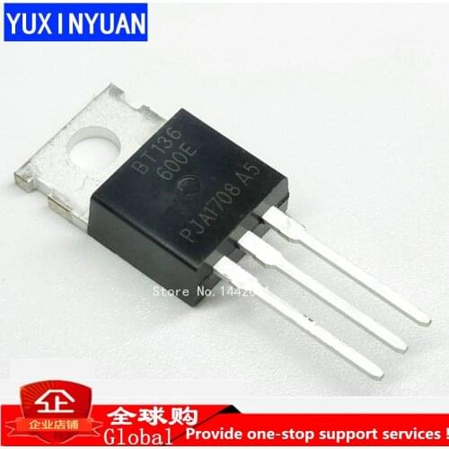 5PCS/LOT BT136-600E TO220 BT136-600 TO-220 BT136 136-600E new and original IC