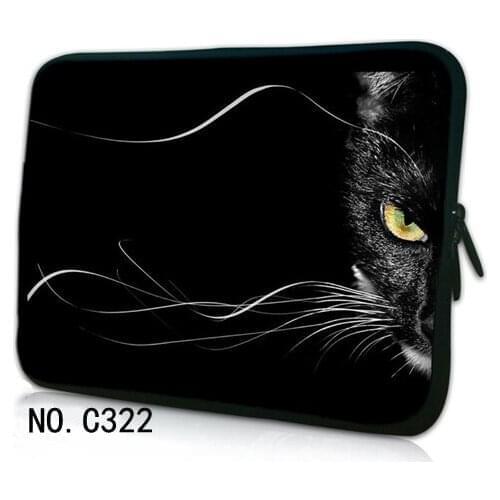 Black Cat Laptop Bag 11 13.3 14 15.6 Laptop Sleeve for MacBook Air Pro 13 15 HP Dell Notebook Computer Bag Laptop Case For Women