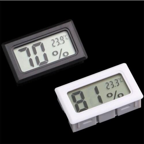 1pc Mini Lcd Digital Thermometer Hygrometer Indoor Convenient Temperature Sensor Humidity Meter Gauge Instruments