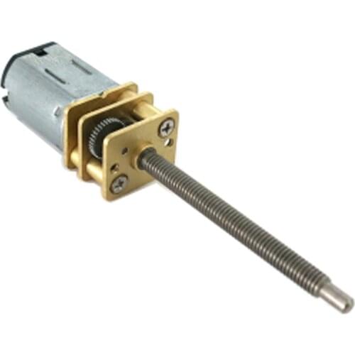 Long Threaded Shaft M3*34 3V6V12V Mini DC Geared Motors Low RPM To HIgh Speed 15-1000RPM Adjustable Speed Reversible In DC Motor