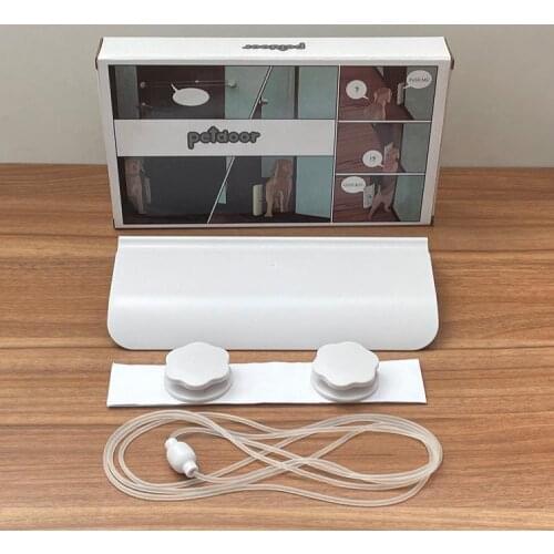 Pet Cat Door Stopper Adjustable Door Strap and Latch Pet Gates with Fixed Buckle Free Access Safty Door for Cats Kitten Supplies