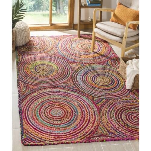 Cocoon carpet natural jute carpet saman carpet multicolor 160cm x 240cm -380