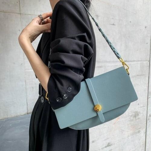 2021 New Design Leather Crossbody Bag Exquisite Female Retro Underarm Bag Fashion One Shoulder Bag For Women