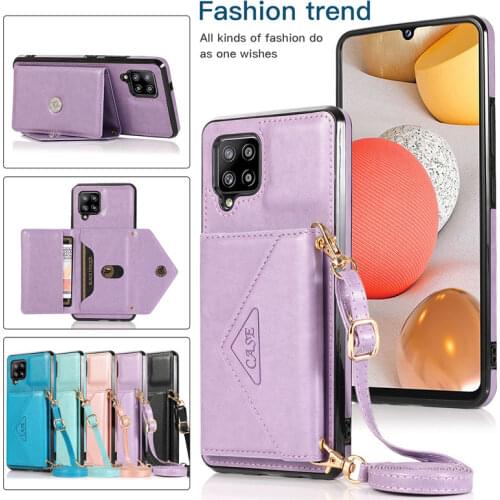 Flip Leather Case For Samsung Galaxy A42 A21S A71 A51 A41 A31 A21 A11 A01 S21 Plus S20 S10 Note 20 Ultra Wallet Card Cover Coque