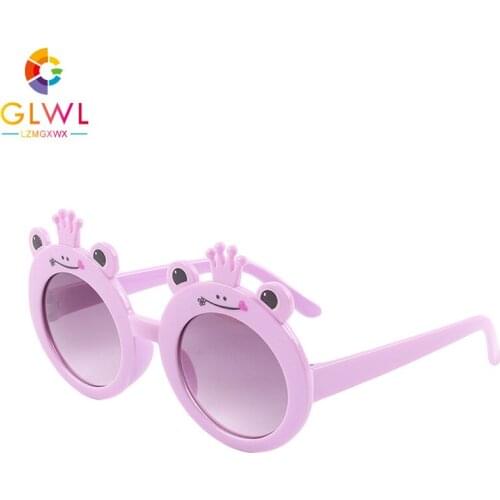 Round Glasses Kids Cartoon Baby Girl Sun Mirror Fashion Children Shades Colorful Boys Eyewear Sports Sunglasses Retro Outdoors