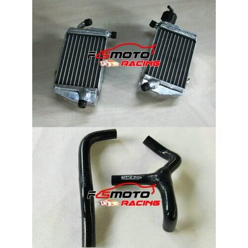 Aluminum Radiator + Silicone Hose For KTM 65 SX SXS XC 65SX 65XC 2009-2015 2012 2013 2014