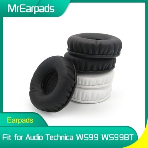 MrEarpads Earpads For Audio Technica ATH WS99 WS99BT Headphone Headband Rpalcement Ear Pads Earcushions Parts