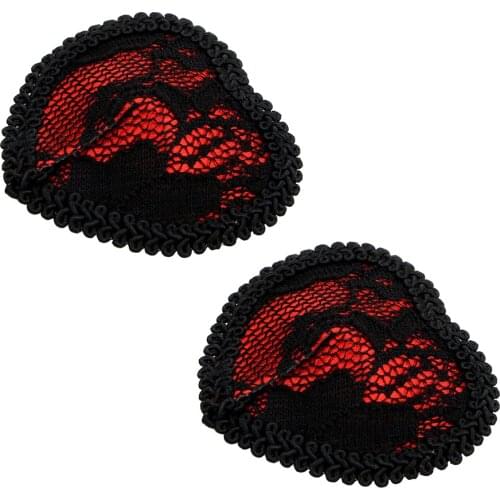 Tassels Heart Shape Backless Bra Pad Breast Petals Nipple Covers 1 Pair Sex Toys For Women Chest Stickers