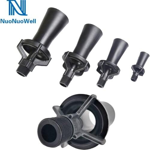 NuoNuoWell 1Pc Venturi Mixing Jet Nozzle Plastic Eductor Nozzle Flow Mixed For Plating Tanks Fertilizer Tank 1/4" 3/8" 1/2" 3/4"