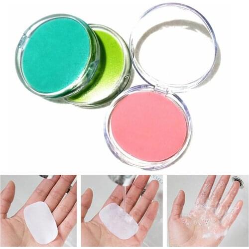 50Pcs/Set Disposable Soap Sheets Portable Gift Boyfriend Girlfriend Shop For Bathroom