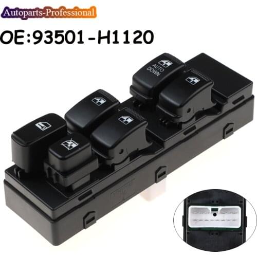 Car Front Left Electric Power Window Control Switch For Hyundai Terracan 2001-2006 93501H1120 93501-H1120 93501-H1120UP