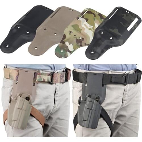 New Tactical Drop Leg Band Strap Holster Adapter for Glock 1911 P226 Beretta M9 Hunting Pistol Waist Belt QLS Platform