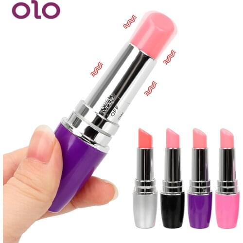 OLO Quiet Lipsticks Vibrator Masturbator Mini Secret Bullet Vibrator Clitoris Stimulator G-spot Massage Sex Toys for Woman