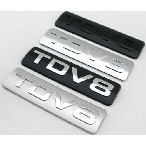 High Quality 3D Chrome Plastic Badge Sticker Logo Discovery Car Trunk Signs TDV8 Emblem