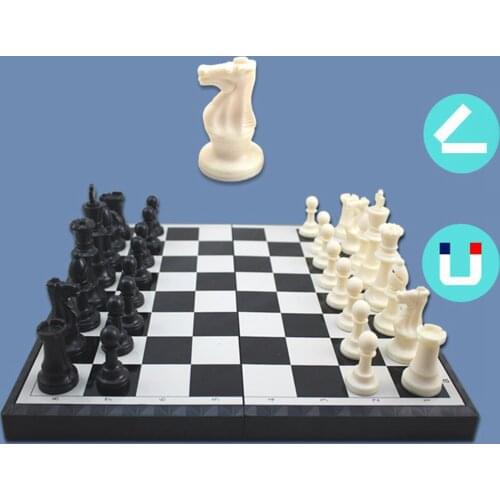 High Quality Chess Game Chess Set With Chessboard 32 Chess Pieces Set Travel Board Game