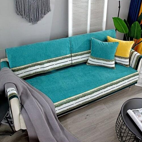 Sofa Protectors Gray Sectional Sofa Cover For Living Room Waterproof Kid Pet Mat Sofa Towel Corner L Shaped Couch Slipcovers