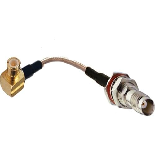 10pcs Right Angle MCX Male to TNC Female O-ring Jack Connector RF Pigtail Cable RG316 10cm 15cm 20cm 30cm 50cm