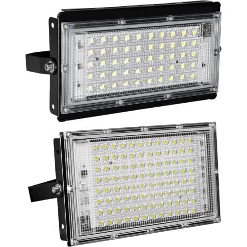 220V 50W/100W LED Flood Light Outdoor Garden Security Lighting Waterproof Led Street Light Spotlight Cool White Outdoor Lighting