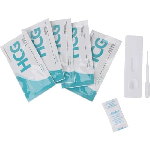 Women HCG Early Pregnancy Test Strips Pregnancy Test Kit 5pcs Urine Measuring Accuracy Rapid