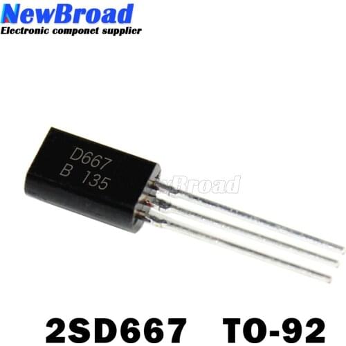 50PCS 2SD667 D667 TO-92L TO92 Plastic-Encapsulate Transistors