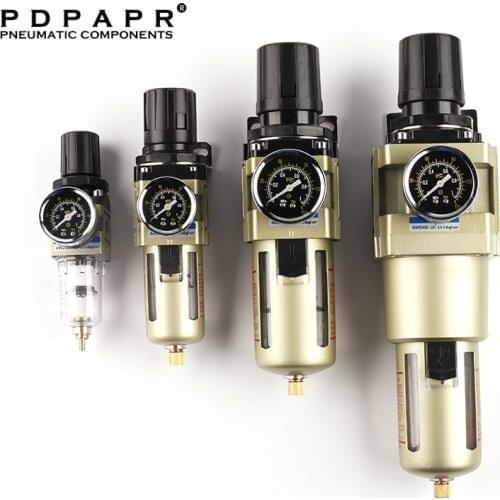 AW2000-02 AW3000-02 Pneumatic Air Filter Pressure Regulator valve Compressor Filter Oil Water Seperator Air source processor