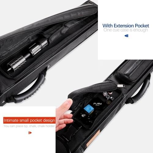 NA Billiard Cue Case Nylon Material 5 Colors 5 Holes Carrying Bag Stick Case Durable Fit 3 Shafts 2 Butt Billiard Accessories