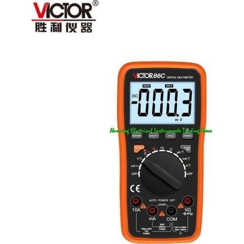 Fast arrival VICTOR 86C 3 3/4 Digital Multimeter AC DC Resistance Capacitance Frequency Victor Multimeter