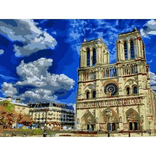 40×50CM DIY Painting By Numbers Picture Colouring Zero Basis HandPainted Oil Painting Unique Gift Home Decor