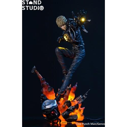 Janos War Damaged Edition One Punch Man GK Limited Statue Figure