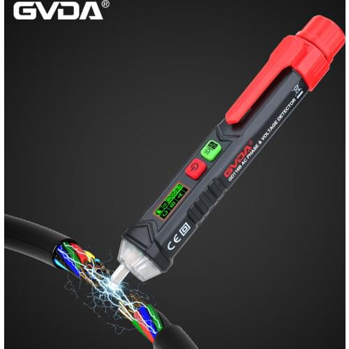 Intelligent AC Voltage Meters Non-Contact Fire Zero Lines Voltmeter Voltage Detector High Sensitivity Sensor Electric Indicator