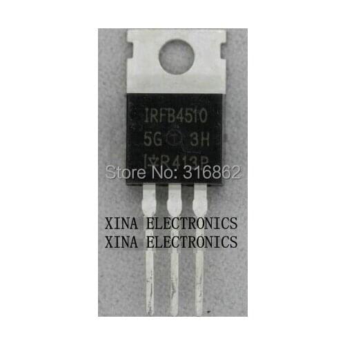 IRFB4510PBF IRFB4510 62A 100V TO-220 ROHS ORIGINAL 10PCS/lot Free Shipping Electronics composition kit