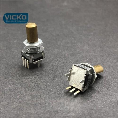 Japan SANSEI EC09 EC09P20-205B Type Encoder with Stepping 20 Point Vertical Handle 16MM switch 3 feet 3 pin