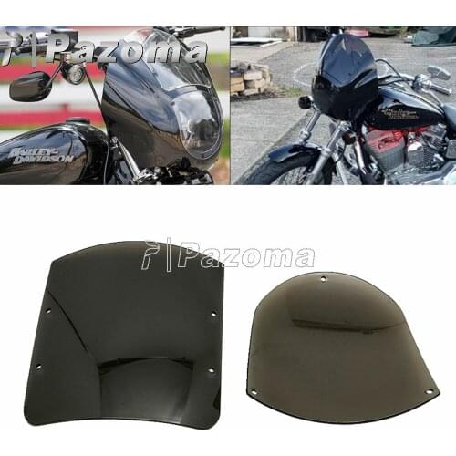 ABS Windshield Screen Motorcycle Headlight Quarter Fairing Kit For Harley 1988-UP XL 1200 883 FXR 1995-05 Dyna FXDWG FXDXT FXLR