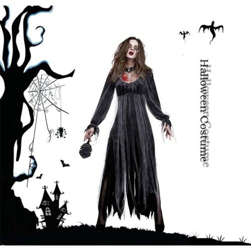 Halloween Costume New Horror Ghost Bride Zombie Costume Party Stage Vampire Demon Costume