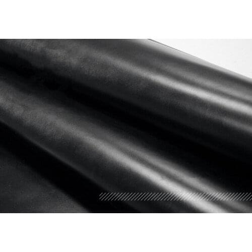 DIY handmade leather goods first layer cowhide wax surface shiny black vegetable tanned leather 2.0mm