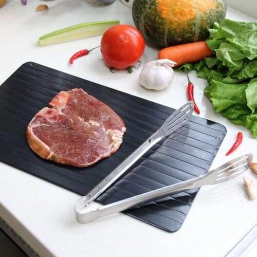 Fast Defrosting Tray Thawing Plate Portable Quickly for Food Defrost Meat Kitchen H99F
