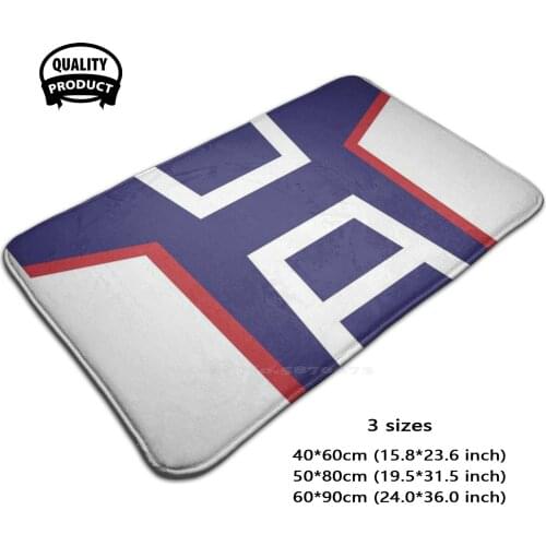 Hero Student Jersey Soft Foot Pad Room Goods Rug Carpet Ua Plus Ultra Quirk Anime Weeb Super Hero Superhero Hero School Uniform