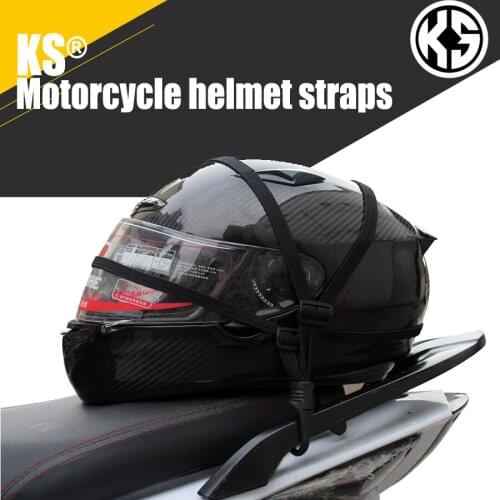 Motorcycle helmet straps luggage rope cross-country motorcycle helmet net electric vehicle buckle luggage rope