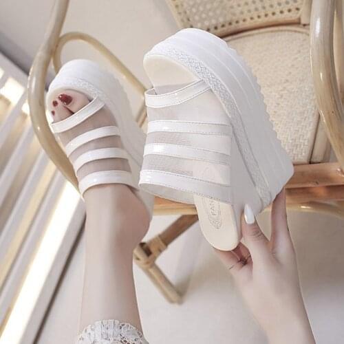 Women Sandals Wedges Shoes for Woman High Heels Sandals Summer Shoes 2021 Flip Flop Chaussures Femme Platform Sandals 2021