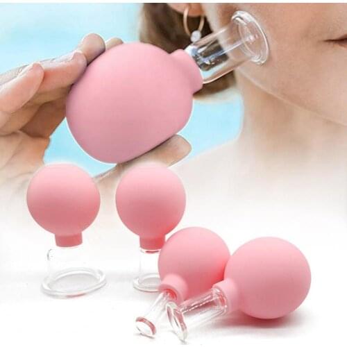 Massage Cup Vacuum Cupping Cups No Burr Muscle Relaxation Compact Face Massage Cup Anti Cellulite Massage Chinese Therapy